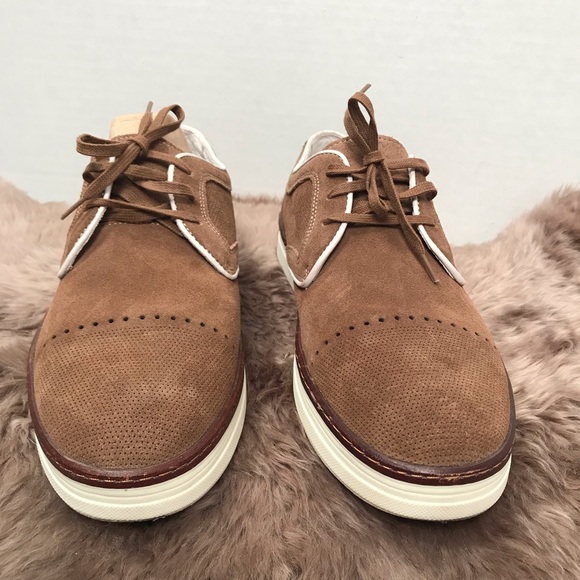 Johnston & Murphy Denny cap toe sz 9 Camel - Picture 6 of 8